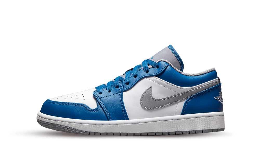 Air Jordan 1 Low True Blue Cement