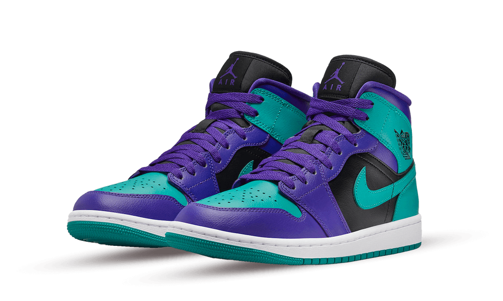 Air Jordan 1 Mid Black Grape