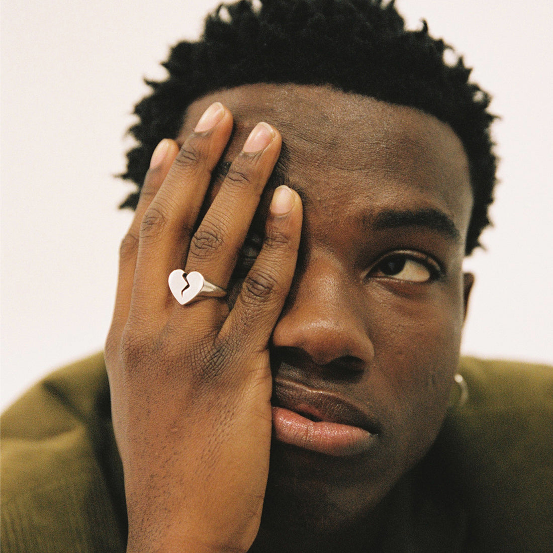 TwoJeys Broken Heart Ring Silver