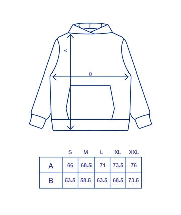 Hidden Logo Painted Hoodie White