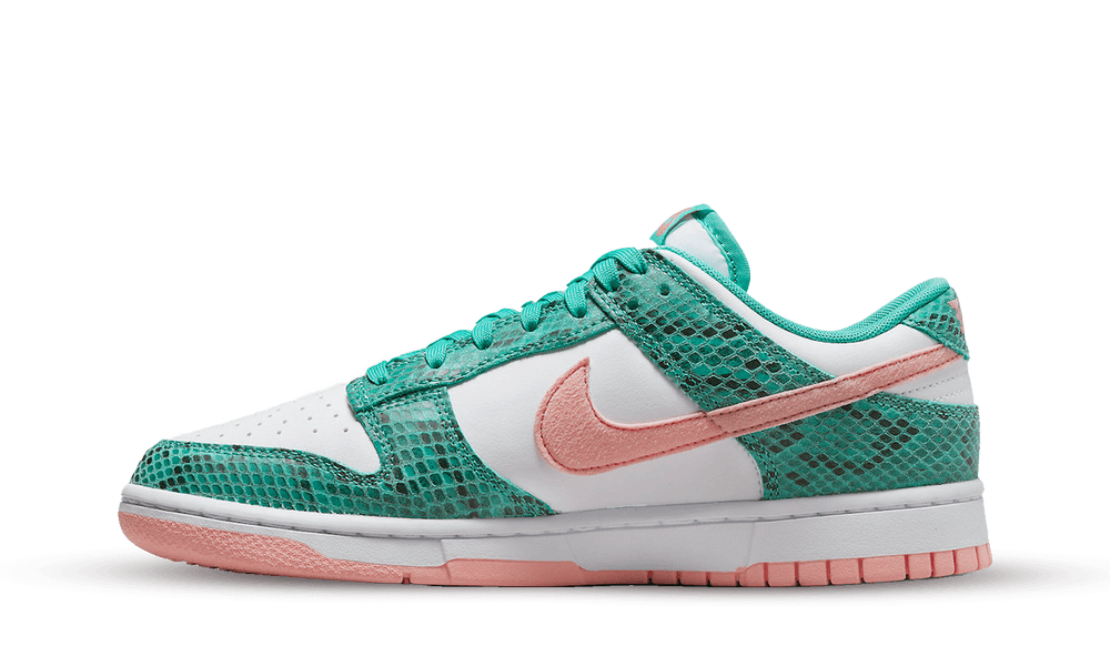 Nike Dunk Low Washed Teal Snakeskin