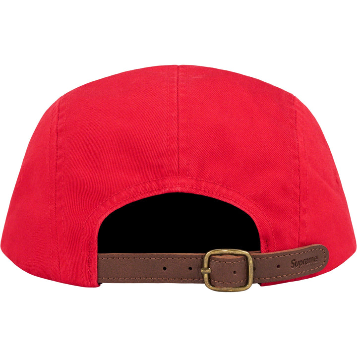 Supreme Washed Chino Twill Camp Cap Red