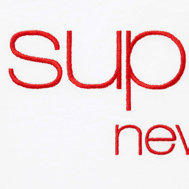 Supreme Classic Logo S/S Top White