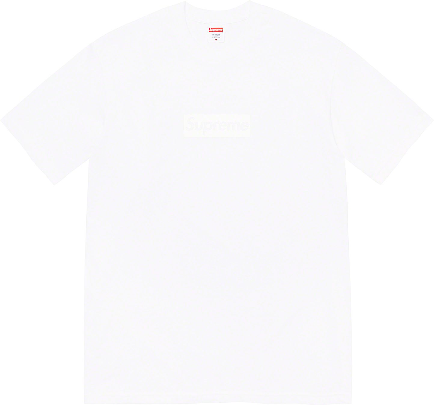 Supreme Tonal Box Logo Tee White