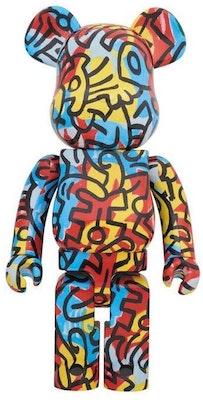 Bearbrick Medicom Keith Haring DesignerCon Exclusive 1000% Multi