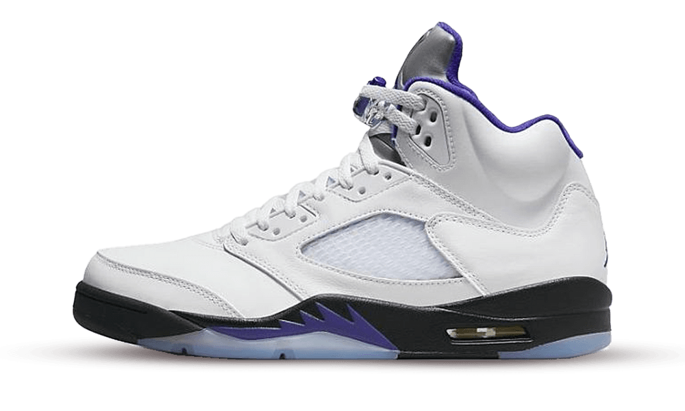 Jordan 5 bianche best sale